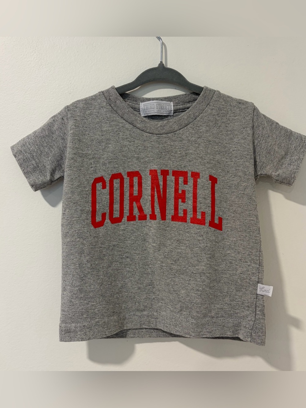Third Street Cornell University Toddler T Shirt Red Baby Kids 12-18M